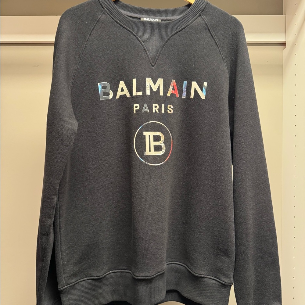 Balmain Black Men's Sweater